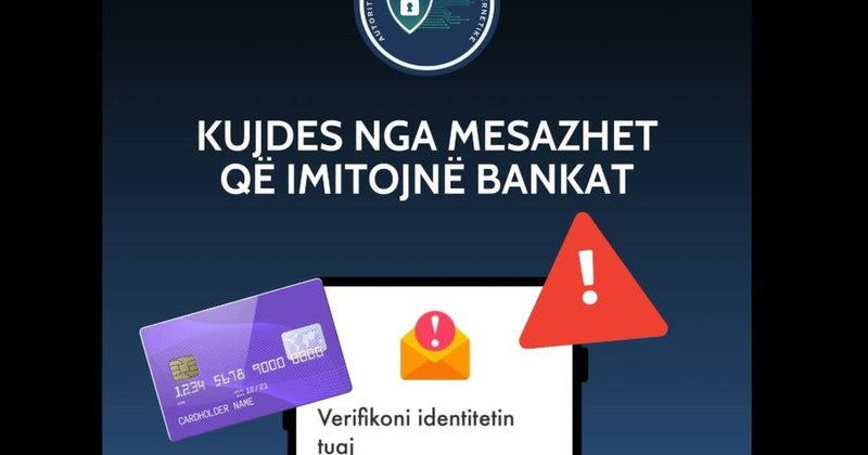AKSK paralajmëron qytetarët: Kujdes nga mesazhet mashtruese që përdorin identitetin e bankave asks