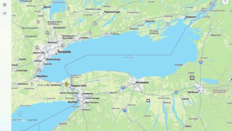 Urdhri i Trump/ Apple ndjek hapat e Google, ndryshon në Maps emrin e Liqenit Ontario 1231788357043 liqeniontario