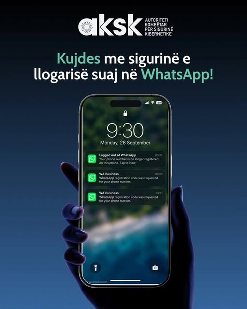 Alarm për WhatsApp-in – AKSK paralajmëron për kompromentim llogarish dhe apelon për kujdes të shtuar 800 0 1790595658ximg 7094 754