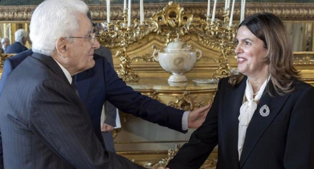 Fiona Papajorgji takohet me kreun e Gjykatës Kushtetuese të Italisë, pritet në audiencë nga Presidenti Mattarella fiona papajorgji
