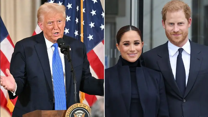 Trump: Jam i lumtur që princ Harry dhe Meghan Markle u larguan nga SHBA! split of trump and harry and meghan