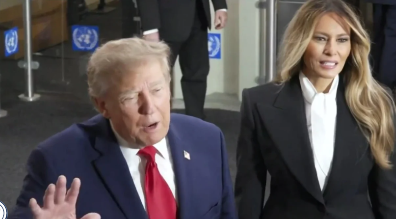 Krah Melanias, Trump mbërrin në OKB dhe përplaset me gazetarët e CNN: Nuk duhet të ishit këtu trump 3