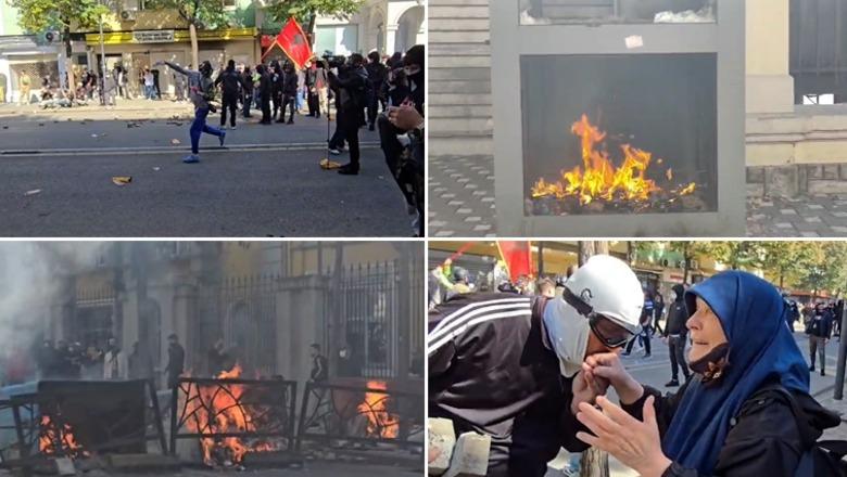 Protestuesit tjetër sulm ambasadës së Vatikanit, i vënë flakën kabinës së rojës 1792239100 HOMEPAGE5